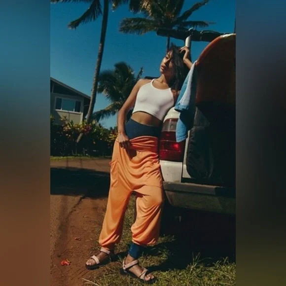 NEW FREE PEOPLE -  Victory Harem Pants - Picture 4 of 8